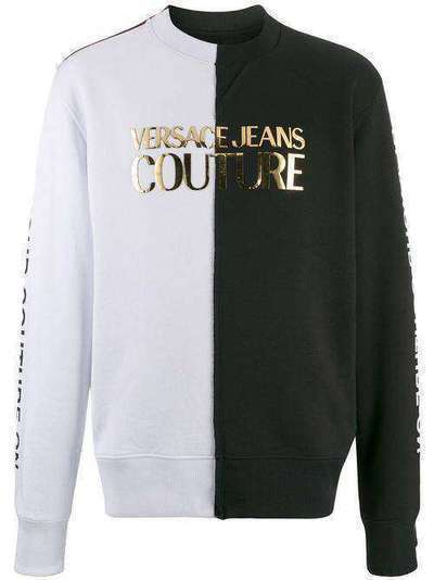Versace Jeans Couture толстовка с контрастным логотипом B7GVA7GD30325