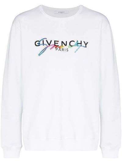 Givenchy толстовка с вышитым логотипом BMJ03C30AF