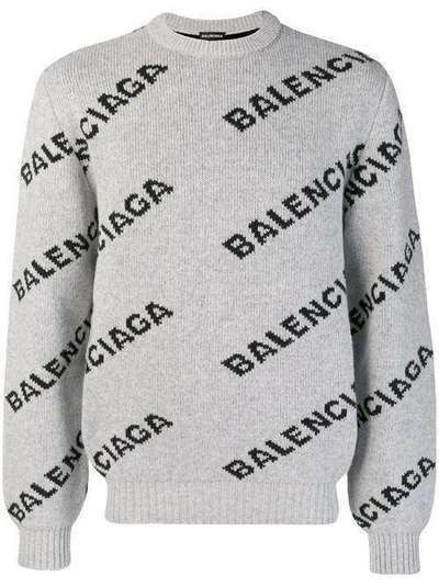 Balenciaga свитер с логотипами 534418T1471