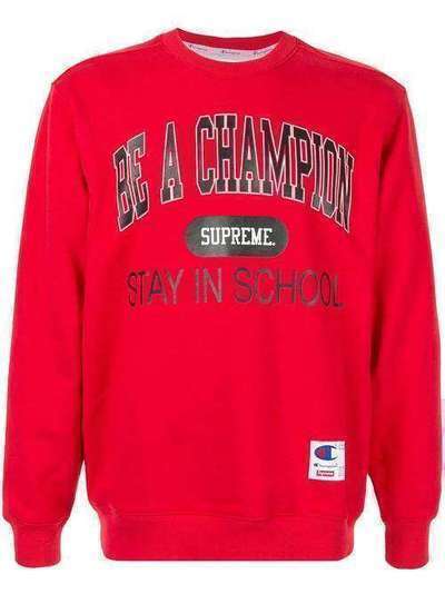 Supreme свитер Champion Stay in School SU4252