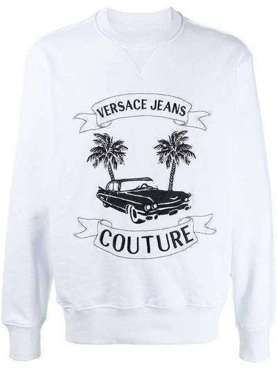 Versace Jeans Couture толстовка с принтом Tropical Island B7GVB7TO30318