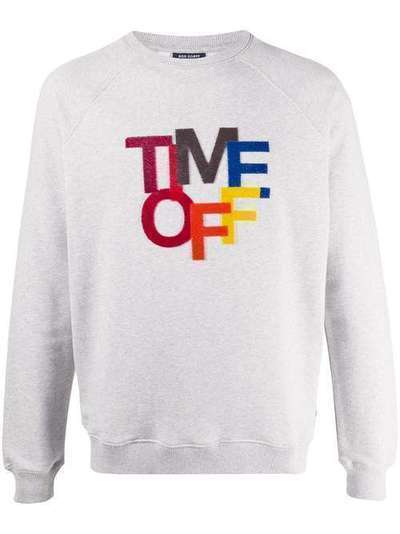 Ron Dorff 'Time Off' slogan sweatshirt 09SW1073