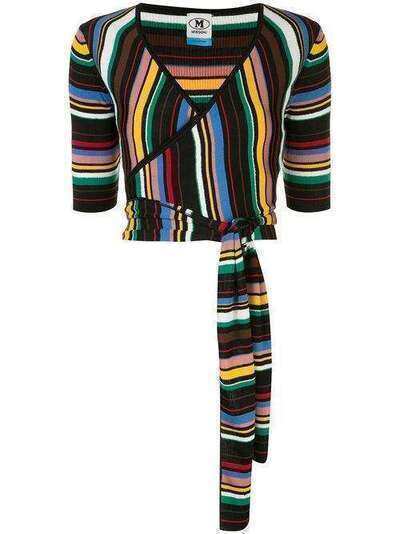 M Missoni трикотажный топ с запахом 2DM000782K004G