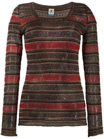 M Missoni топ с узором шеврон и эффектом металлик 2DN001932K004Q