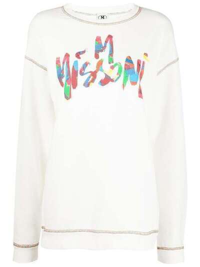 M Missoni свитер с длинными рукавами и логотипом 2DN001592J0021