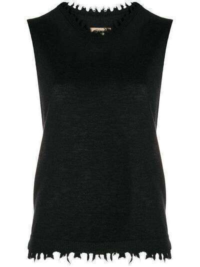 Uma Wang torn edge detail tank UK7150