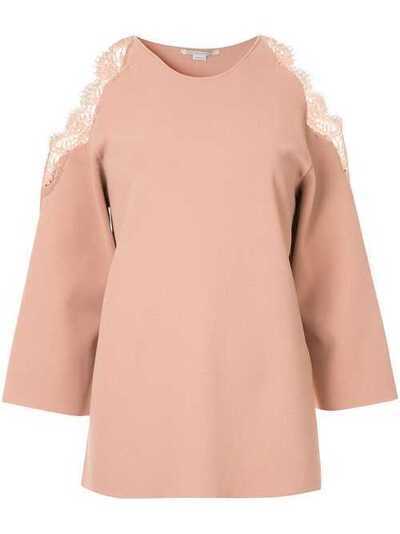 Stella McCartney трикотажный топ с прорезями на плечах 558167S1984