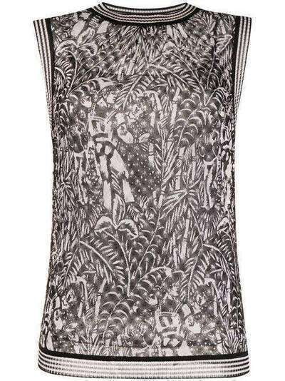 Missoni patterned-knit sleeveless top MDK00084BR00A6