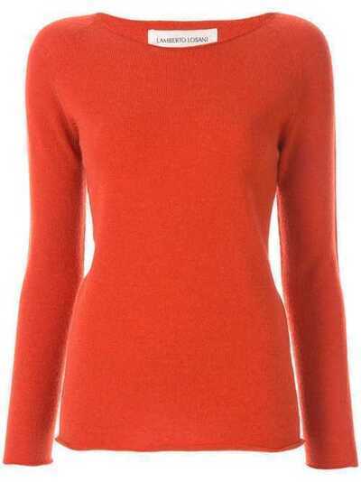 Lamberto Losani приталенный свитер с длинными рукавами 198256