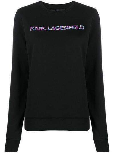 Karl Lagerfeld толстовка с цветочным принтом 205W1807999