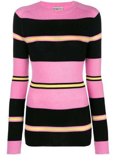 Fiorucci striped knitted top