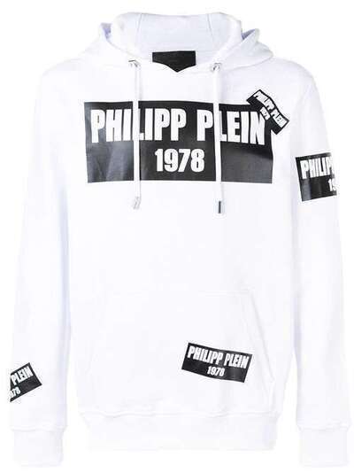 Philipp Plein толстовка 'PP1978' с капюшоном и нашивкой-логотипом S19CMJB0961PJO002N