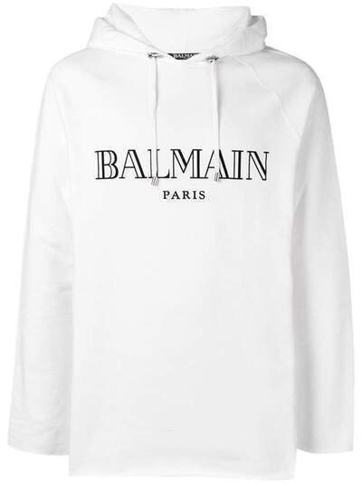 Balmain худи с логотипом 'Paris' RH13239I063