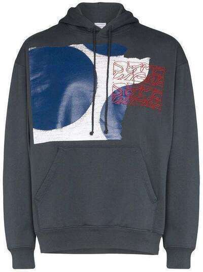SOME WARE swatch logo print hoodie SW091