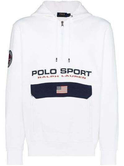 Polo Ralph Lauren худи с воротником на молнии и логотипом 710790860002