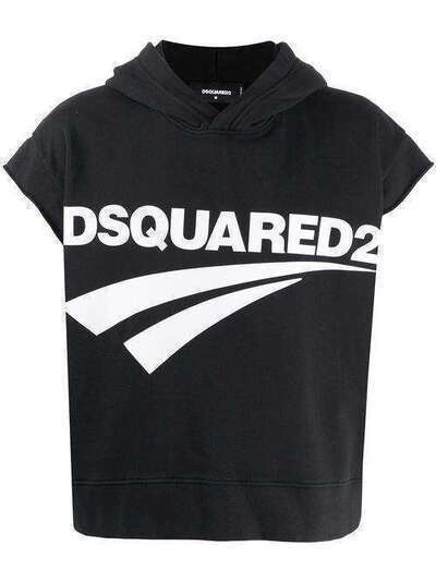 Dsquared2 толстовка с капюшоном и короткими рукавами S74GU0439S25462