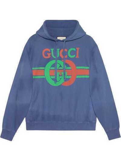 Gucci толстовка с принтом GG 569828XJA46