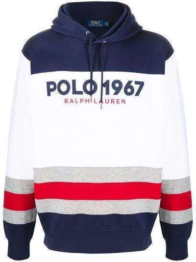 Polo Ralph Lauren полосатое худи с логотипом 710781175001