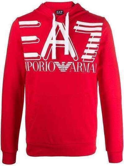 Ea7 Emporio Armani худи с логотипом 3HPM28PJ05Z