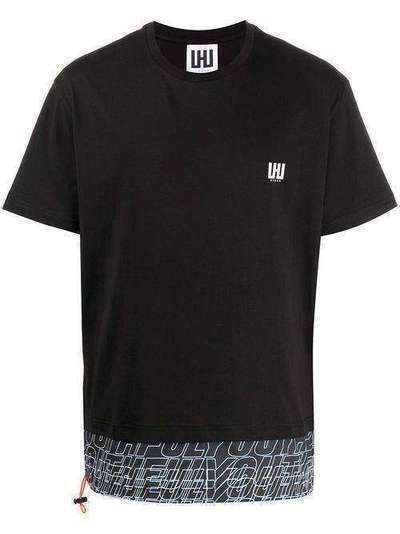 Les Hommes Urban многослойная футболка с круглым вырезом UIT151700B