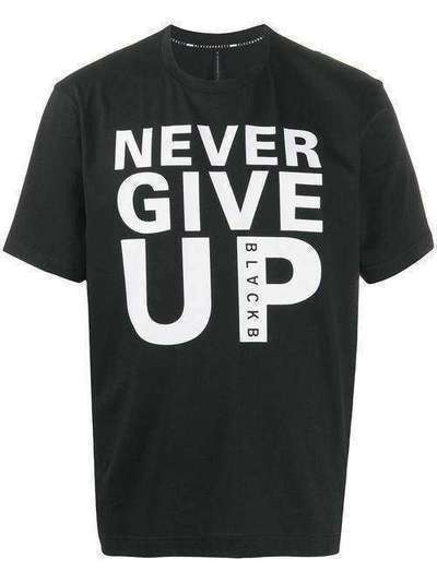 Blackbarrett футболка Never Give Up с графичным принтом XJT4271AX