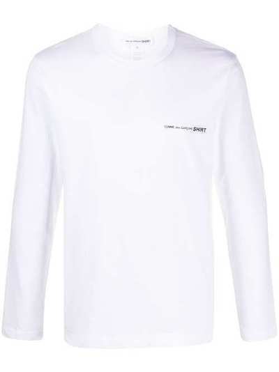 Comme Des Garçons Shirt футболка с длинными рукавами и логотипом S28118