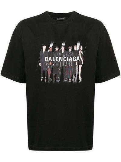 Balenciaga футболка Real Balenciaga 612966TIVA1