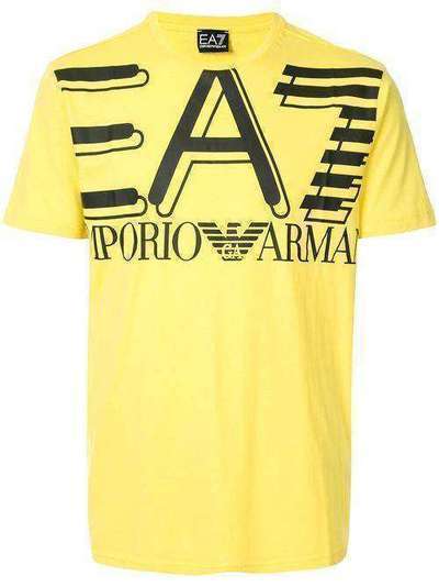 Ea7 Emporio Armani футболка с круглым вырезом и логотипом 3HPT09PJ02Z