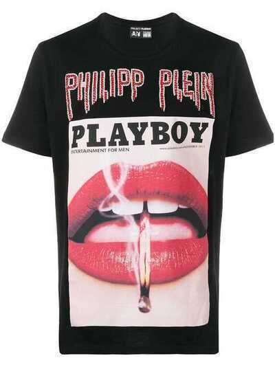 Philipp Plein футболка Philipp Plein x Playboy MTK2715PJY002N