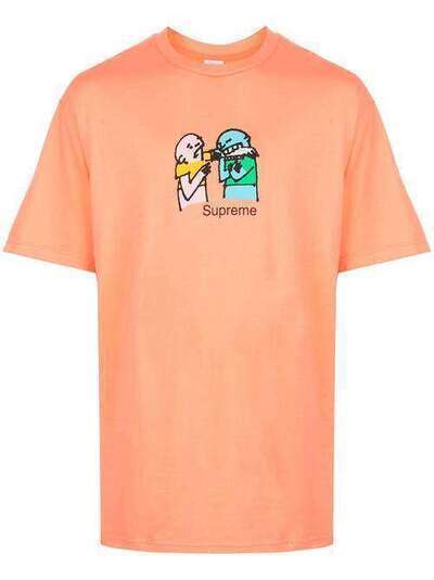 Supreme футболка с принтом SU8446