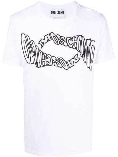 Moschino футболка с логотипом A07027040