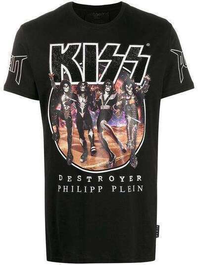 Philipp Plein футболка с принтом Kiss P20CMTK4421PJY002N
