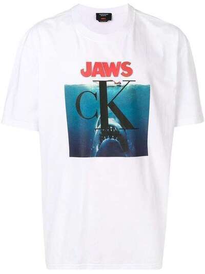 Calvin Klein 205W39nyc футболка Jaws с принтом логотипа 92MWTF32C491