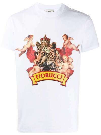 Fiorucci футболка Cheetah свободного кроя M03TCHE2CWH