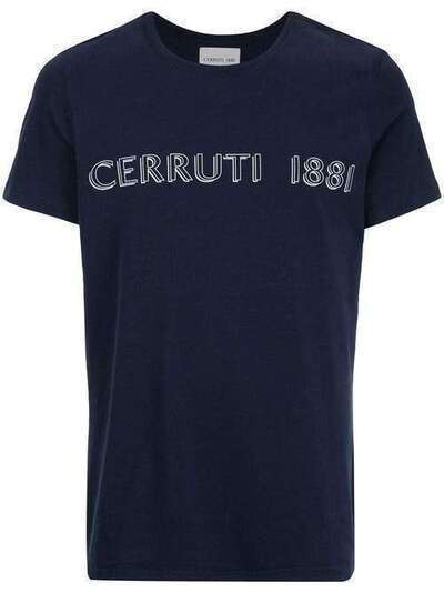 Cerruti 1881 футболка с принтом логотипа C37D61O04039