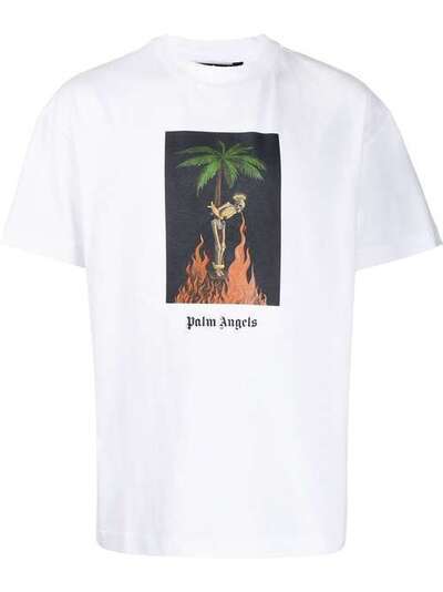 Palm Angels футболка с графичным принтом PMAA001R204130260188