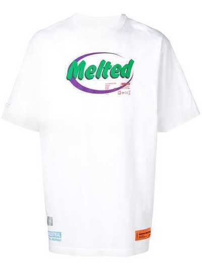 Heron Preston футболка с принтом 'Melted' HMAA001S196320410188