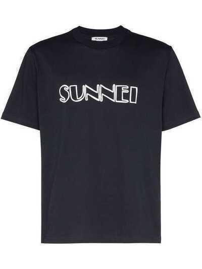 Sunnei футболка с логотипом T03BLUE