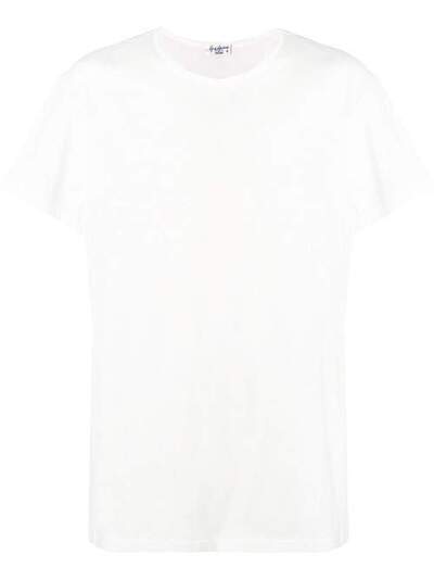 Yohji Yamamoto футболка в стиле оверсайз с круглым вырезом HHT02077