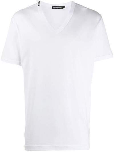 Dolce & Gabbana футболка с V-образным вырезом G8KG0TFU7EQ
