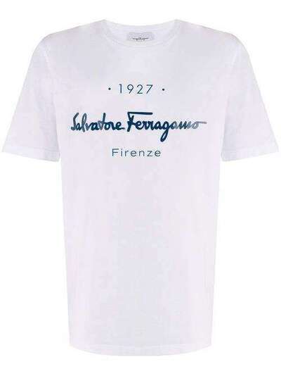 Salvatore Ferragamo футболка с короткими рукавами и логотипом 734898