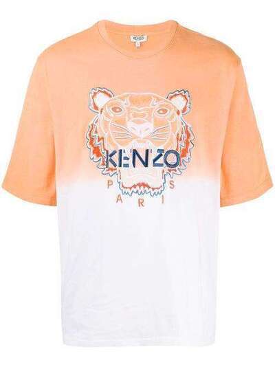 Kenzo футболка с вышивкой Tiger FA55TS5014YG