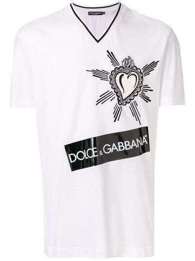 Dolce & Gabbana футболка с вышивкой G8KG8TG7SLY