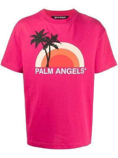 Palm Angels футболка с логотипом PMAA001S204130162888