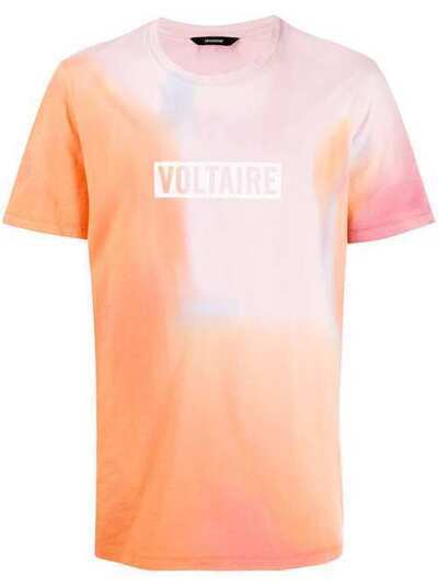Zadig&Voltaire футболка Ted с принтом тай-дай SJTR1801H