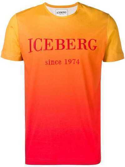 Iceberg футболка с принтом F0106301