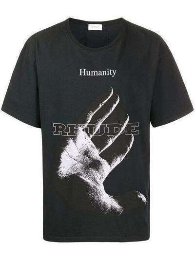 Rhude футболка оверсайз Humanity RHU07MS20002