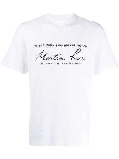 Martine Rose футболка с логотипом CMRAW19603