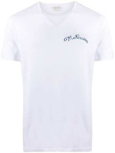 Alexander McQueen футболка с нашивкой-логотипом 609584QOZB3