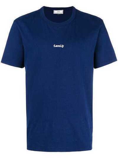 Ami Paris футболка с вышивкой 'Family' E19J145722